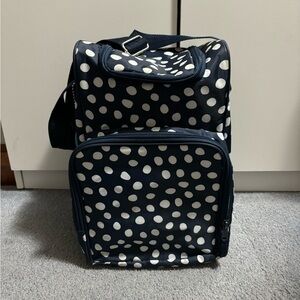 ThirtyOne Party Thermal, rare print, navy, zipper areas, Used, like new yet.